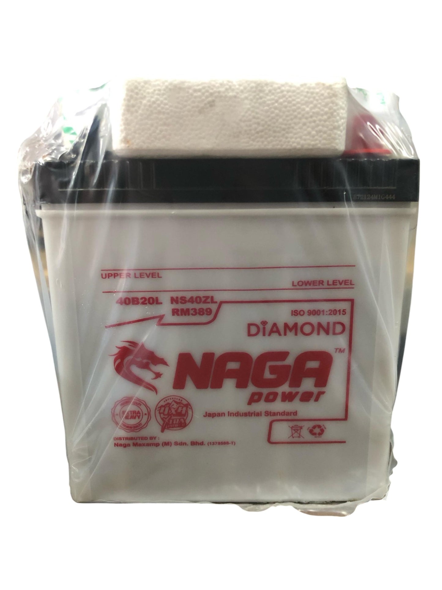 NAGA DIAMOND BATTERY 40B20L (NS40ZL) WET (NEW) (WNS40ZL)
