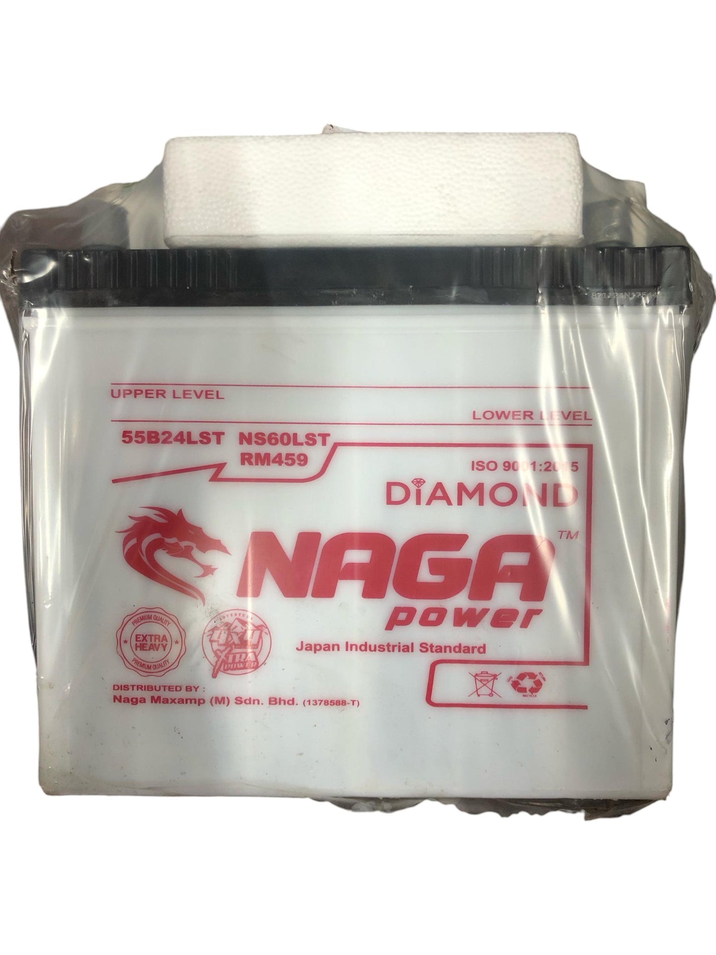 NAGA DIAMOND BATTERY 55B24LST (NS60LST) WET (NEW) (WNS60LST)