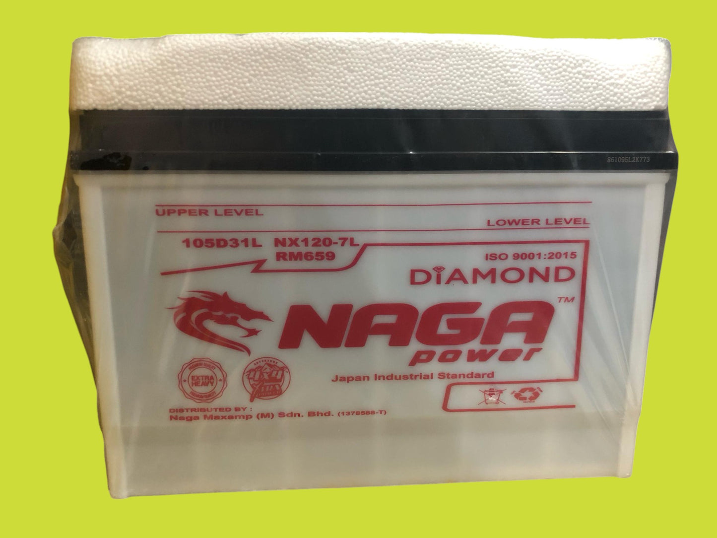NAGA DIAMOND BATTERY 105D31L (NX120-7L) WET (NEW) (WNX120-7L)