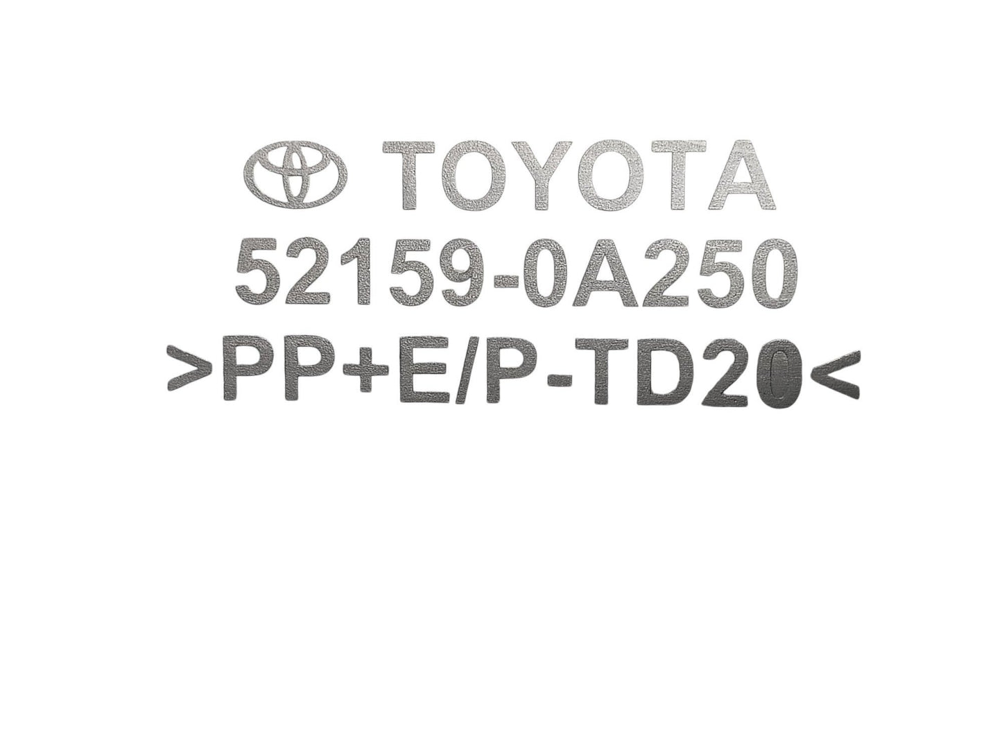 TOYOTA COROLLA CROSS REAR BUMPER (52159-0A250)