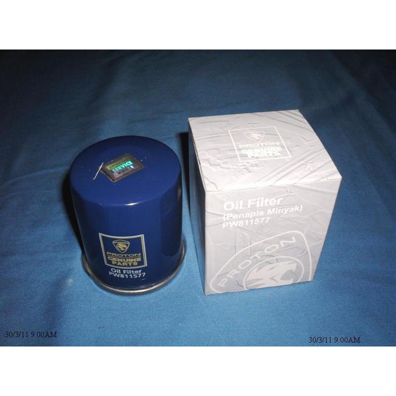 PROTON GEN2 2004 OIL FILTER GENUINE PW811577 (PRG01A-3475A-NNNG)