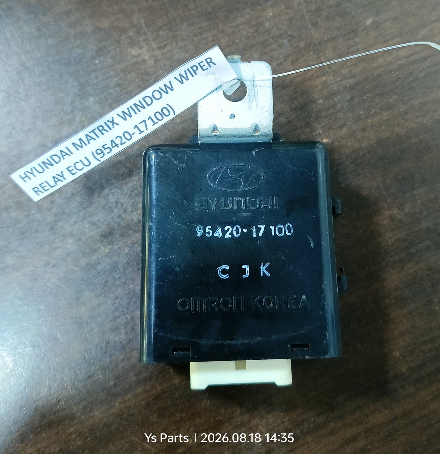HYUNDAI MATRIX WINDOW WIPER RELAY ECU (95420-17100)