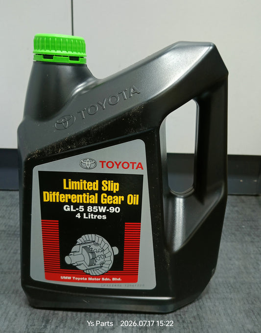TOYOTA LUBRICANT GEAR OIL LIMITED SLIP DIFFERENTIAL 85W90 GL-5 4L (TOYOTA DIFFERENTIAL 85W90)