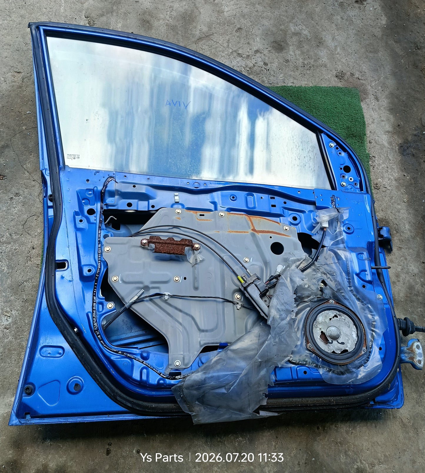 PERODUA VIVA DOOR PANEL FLH COMPLETE BLUE (DP00338)
