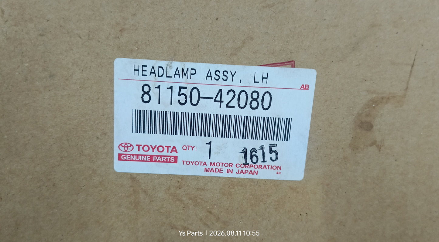 TOYOTA RAV4 HEAD LAMP LH (NEW ORI) (81150-42080)