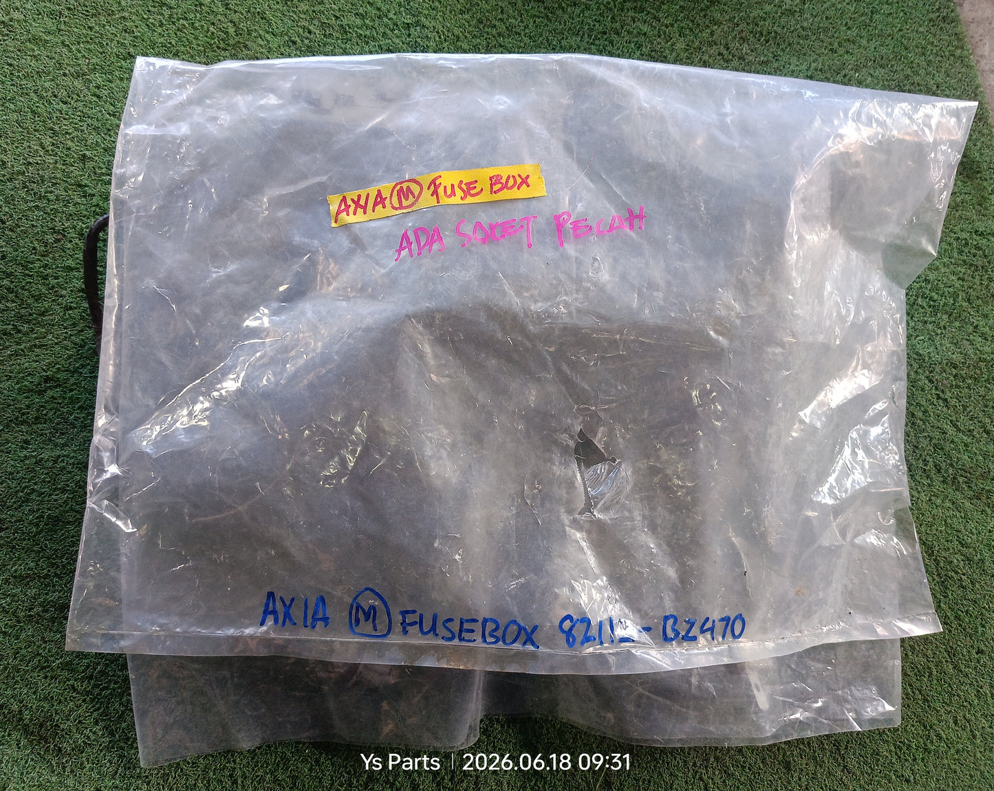 PERODUA AXIA MT FUSEBOX WIRING (82112-BZ470) (ADA SOKET PECAH)