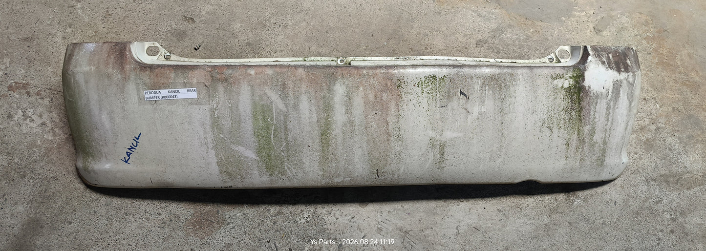 PERODUA KANCIL REAR BUMPER (WHITE) (RB00043)