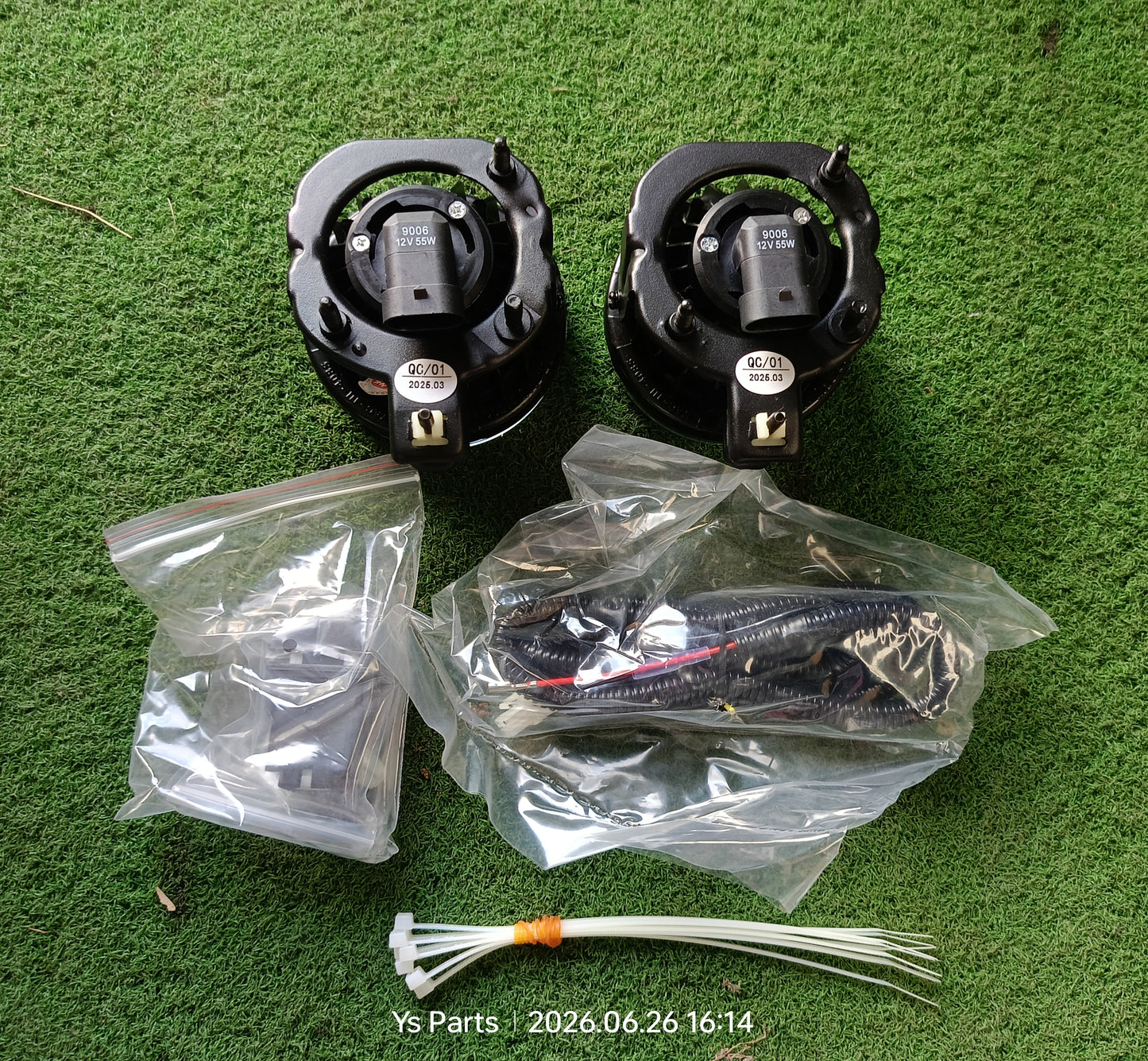 ISUZU DMAX 2007 4DOOR FOG LAMP SET NEW (ISK05C-403AA-SNNX)