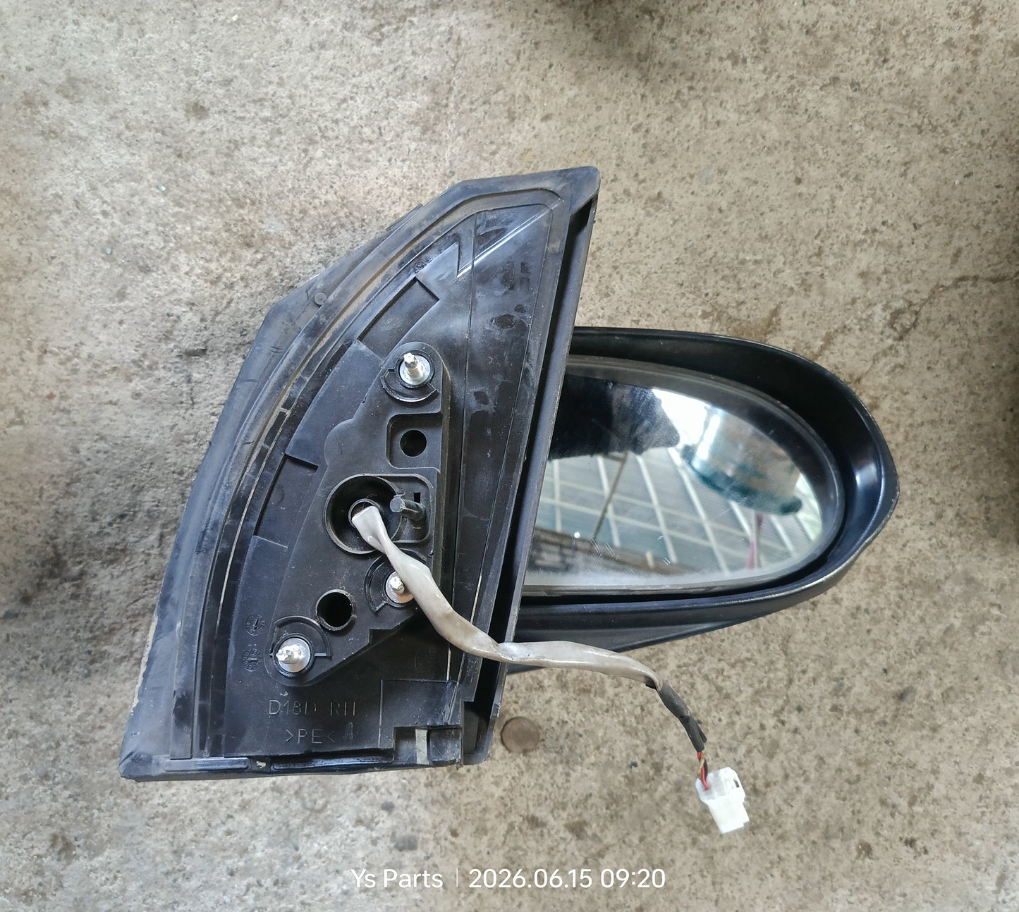 PERODUA VIVA SIDE MIRROR 3WIRE RH (BLACK) (SM10037)