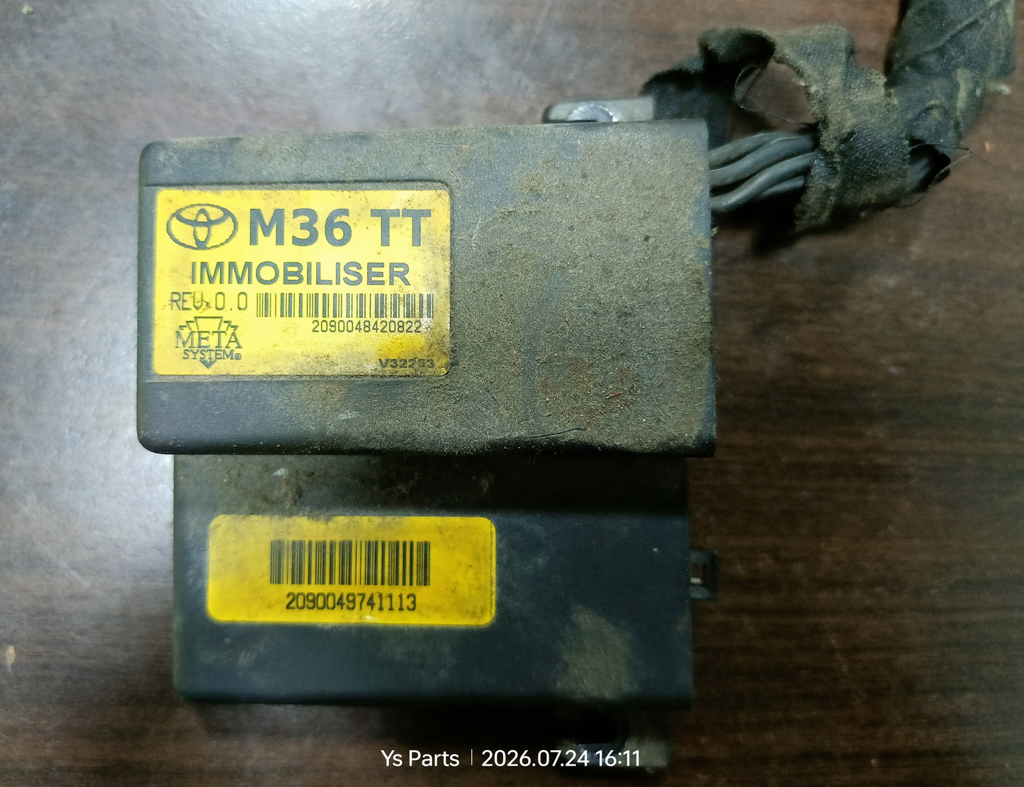 TOYOTA VIOS IMMOBILISER (2090048420822)