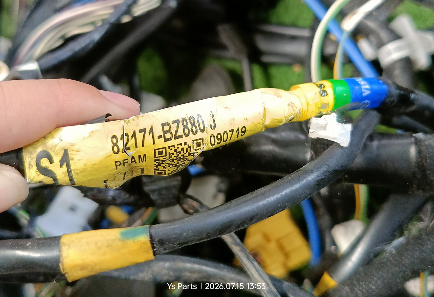 TOYOTA RUSH 1.5 AT BLOWER WIRING (82171-BZ880 J)