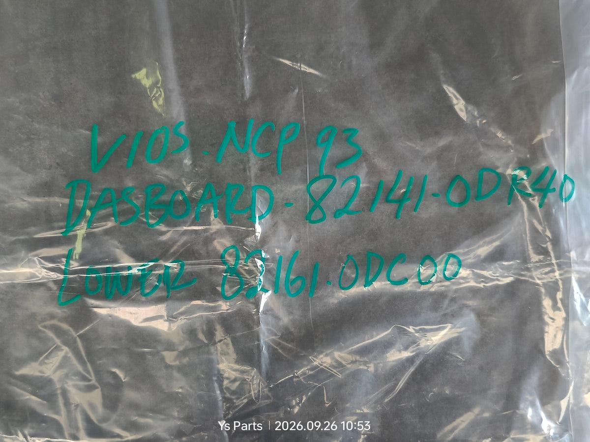 TOYOTA VIOS NCP93 DASHBOARD 82141-0DR40 & LOWER 82161-0DC00 WIRING