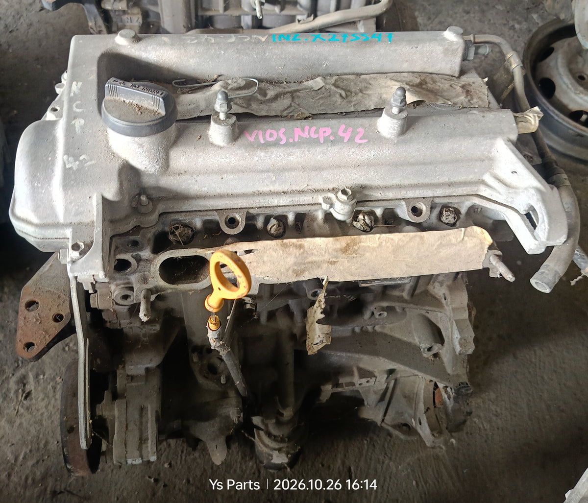 TOYOTA VIOS NCP42 1NZ X275547 (ENG020)