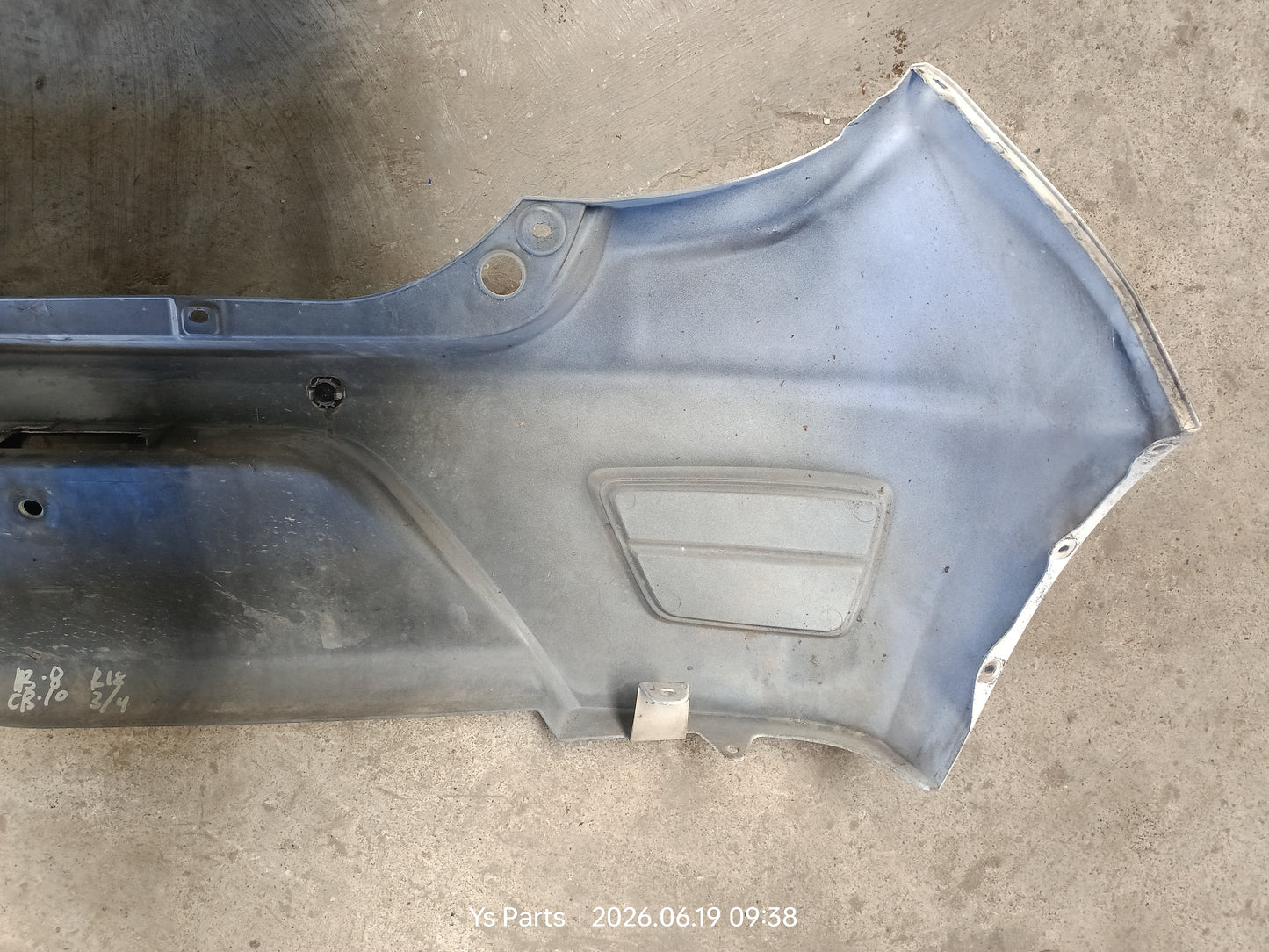 PERODUA AXIA REAR BUMPER WHITE (52159-BZA60-3)