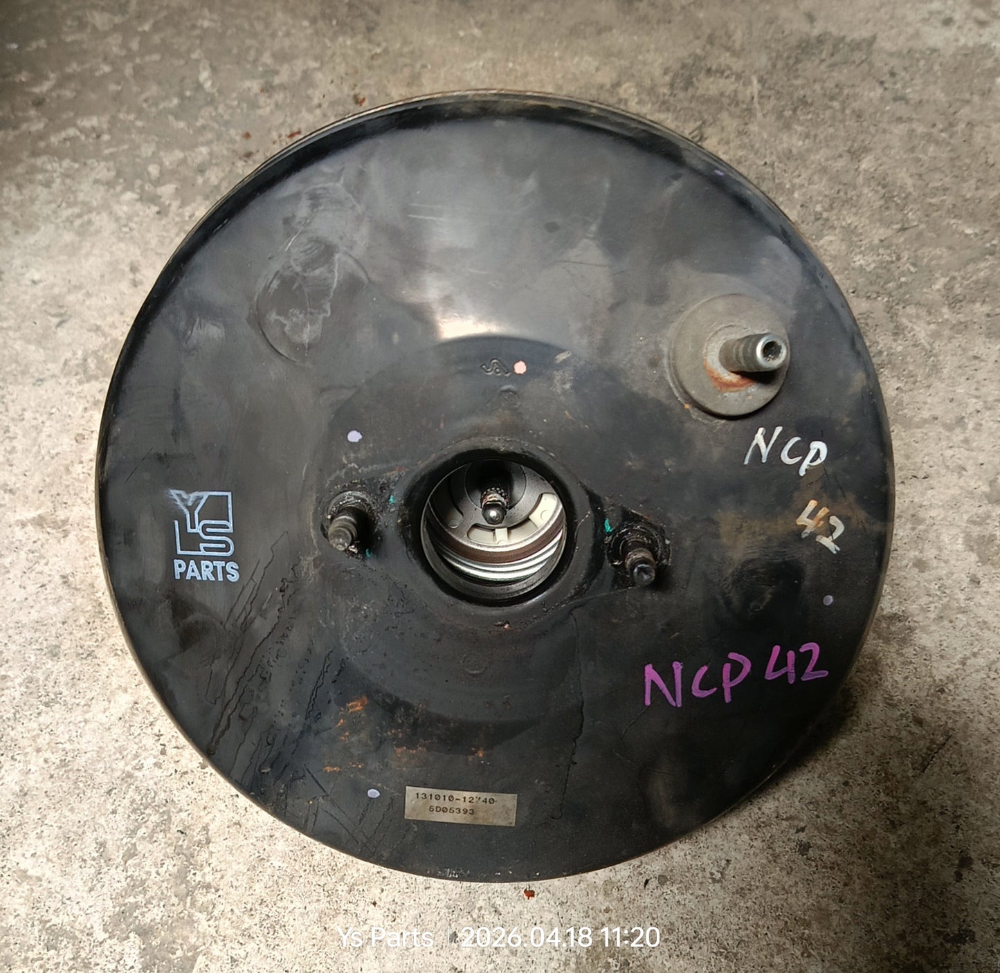 TOYOTA VIOS NCP42 BRAKE BOOSTER (U) [131010-12740]