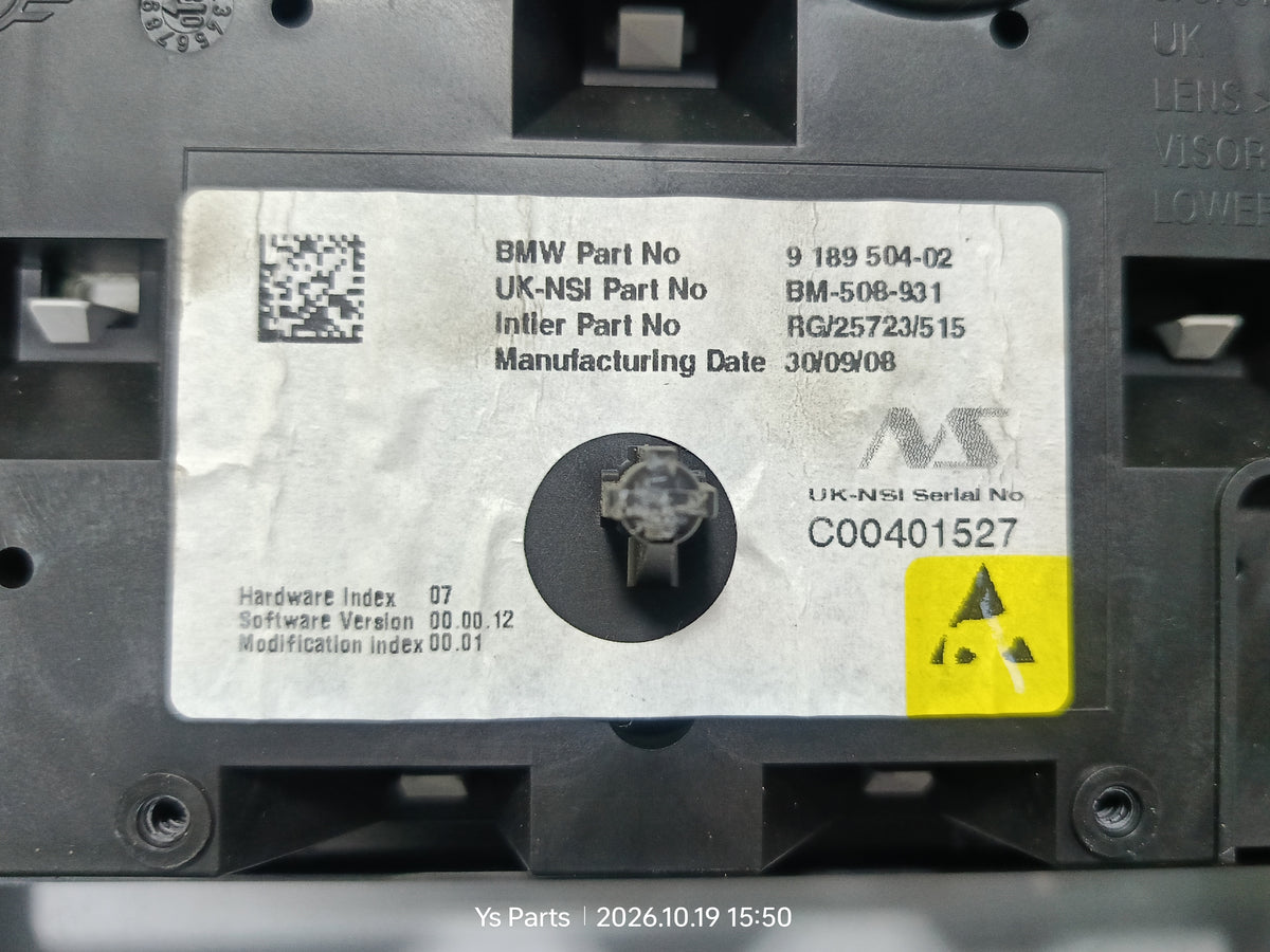 MINI COOPER METER (9189504-02)