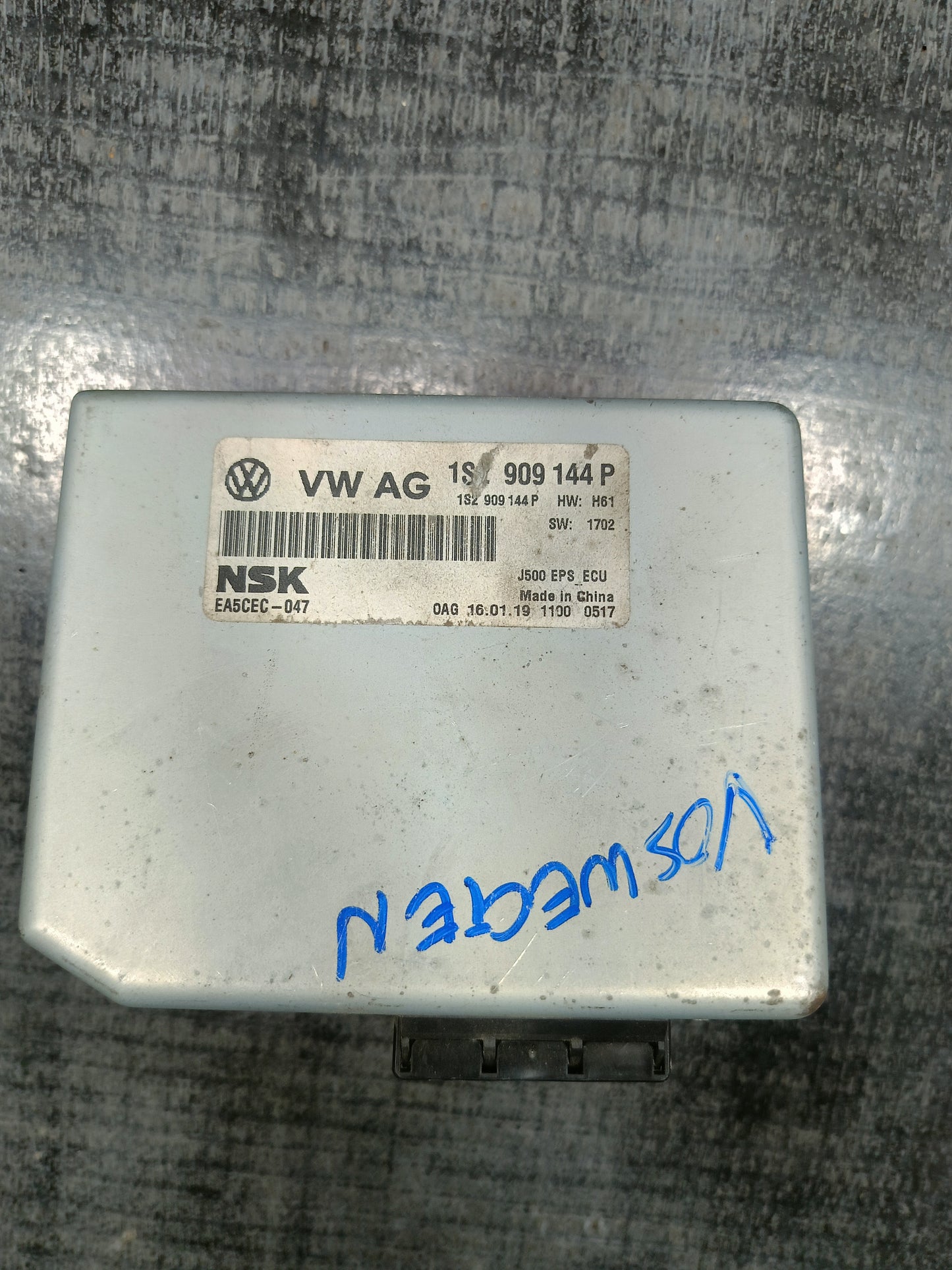 VOLKSWAGEN ELECTRIC POWER STEERING ECU CONTROL MODULE NEW GENUINE (1S2 909 144 P)