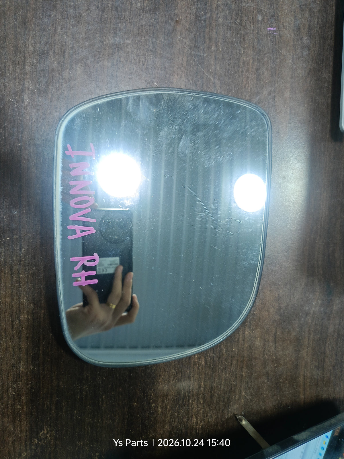 TOYOTA INNOVA SIDE MIRROR GLASS RH (SMG040)