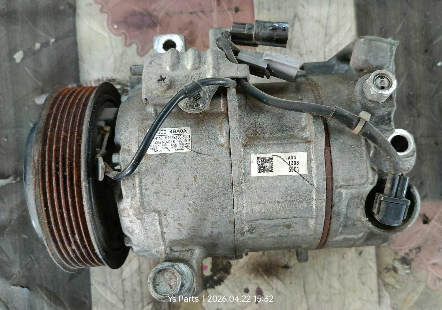 NISSAN X-TRAIL T32 COMPRESSOR (92600-4BA0A)