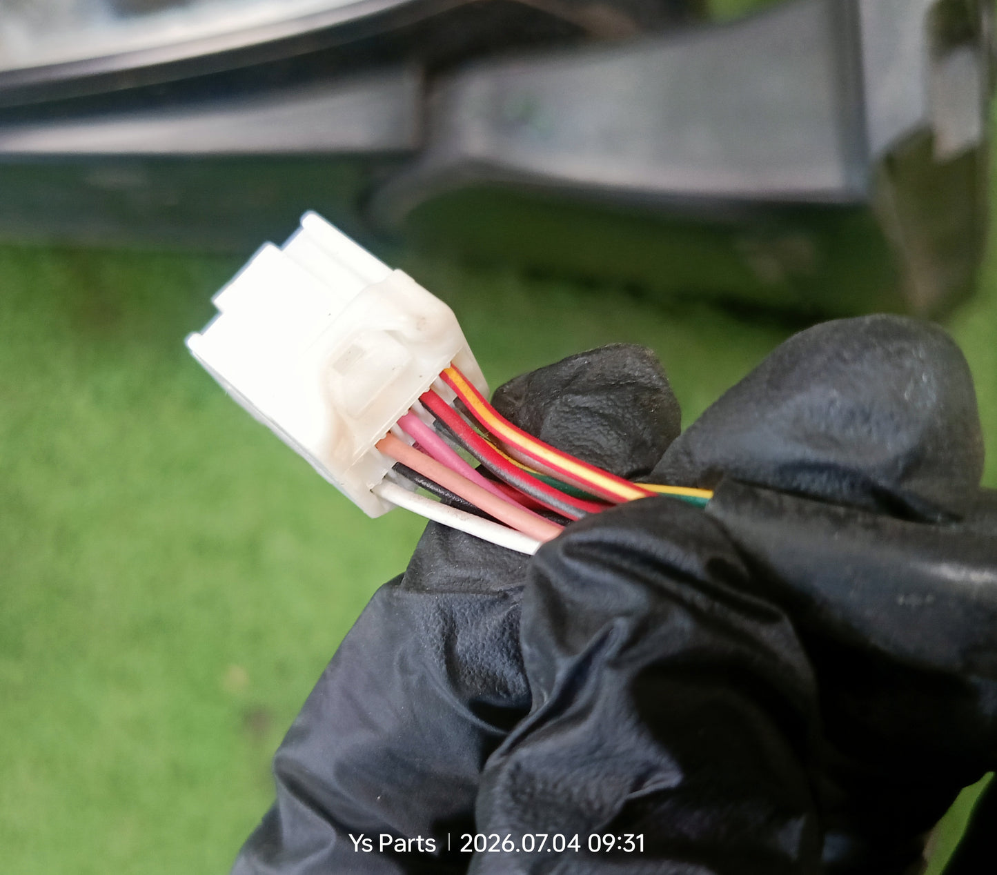 PERODUA BEZZA SIDE MIRROR LH 9 WIRE BLUE (SM10040)