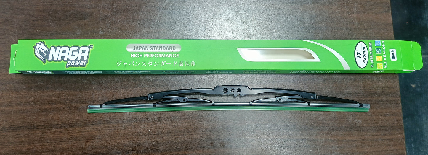 NAGA NPA23 METAL FRAME WIPER 17" 425MM (NPA23 17")