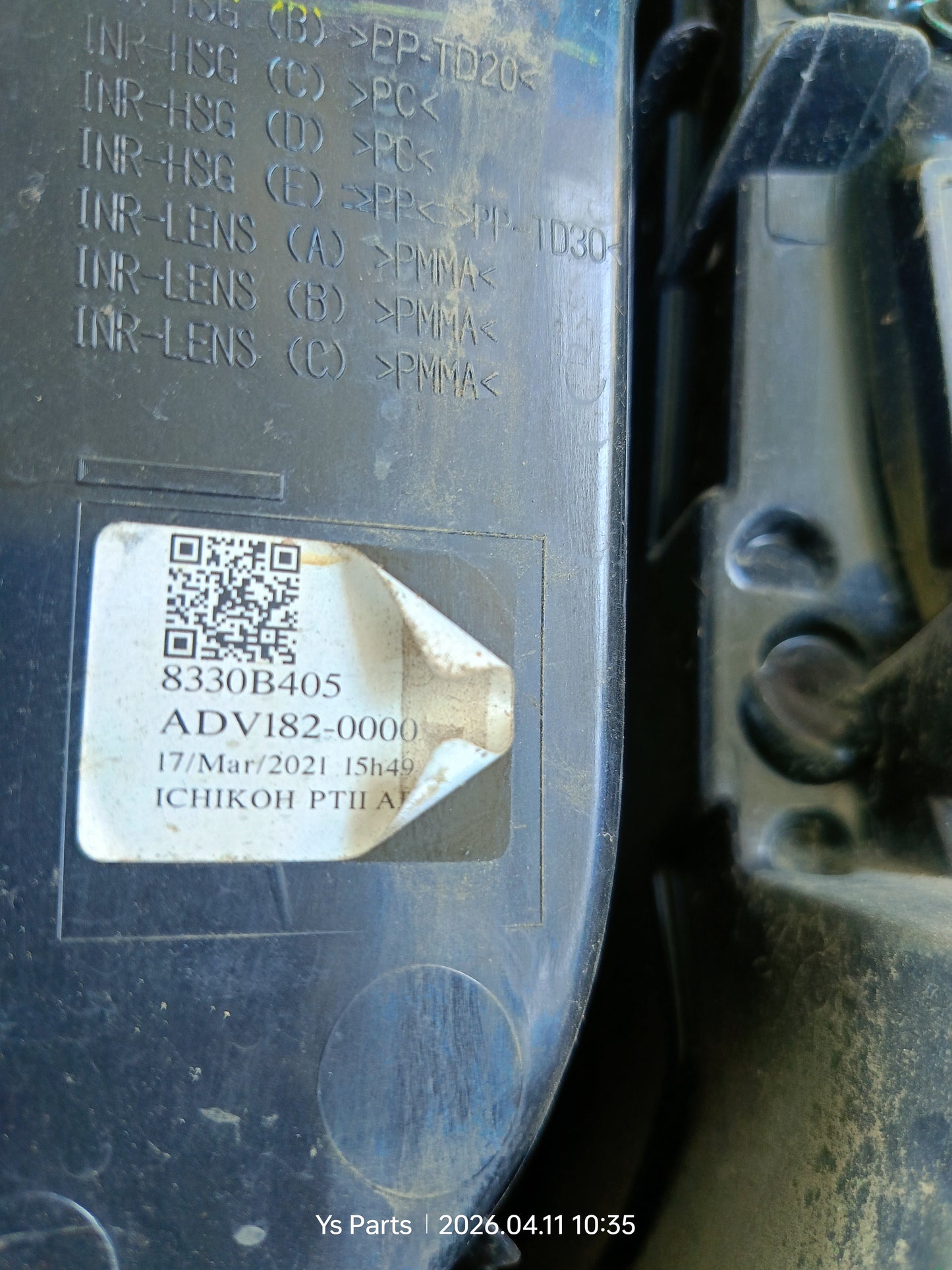 MITSUBISHI XPANDER TAIL LAMP LH (8330B405)