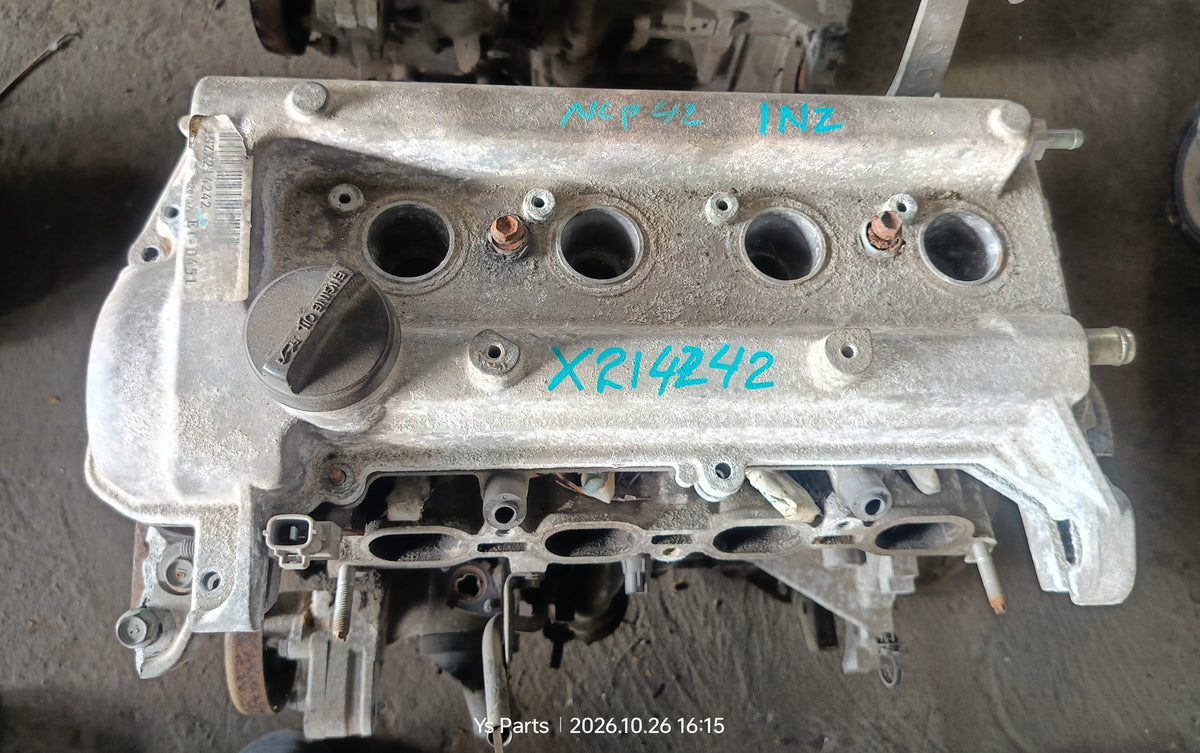 TOYOTA VIOS NCP42 ENGINE 1NR X214242 (ENG021)
