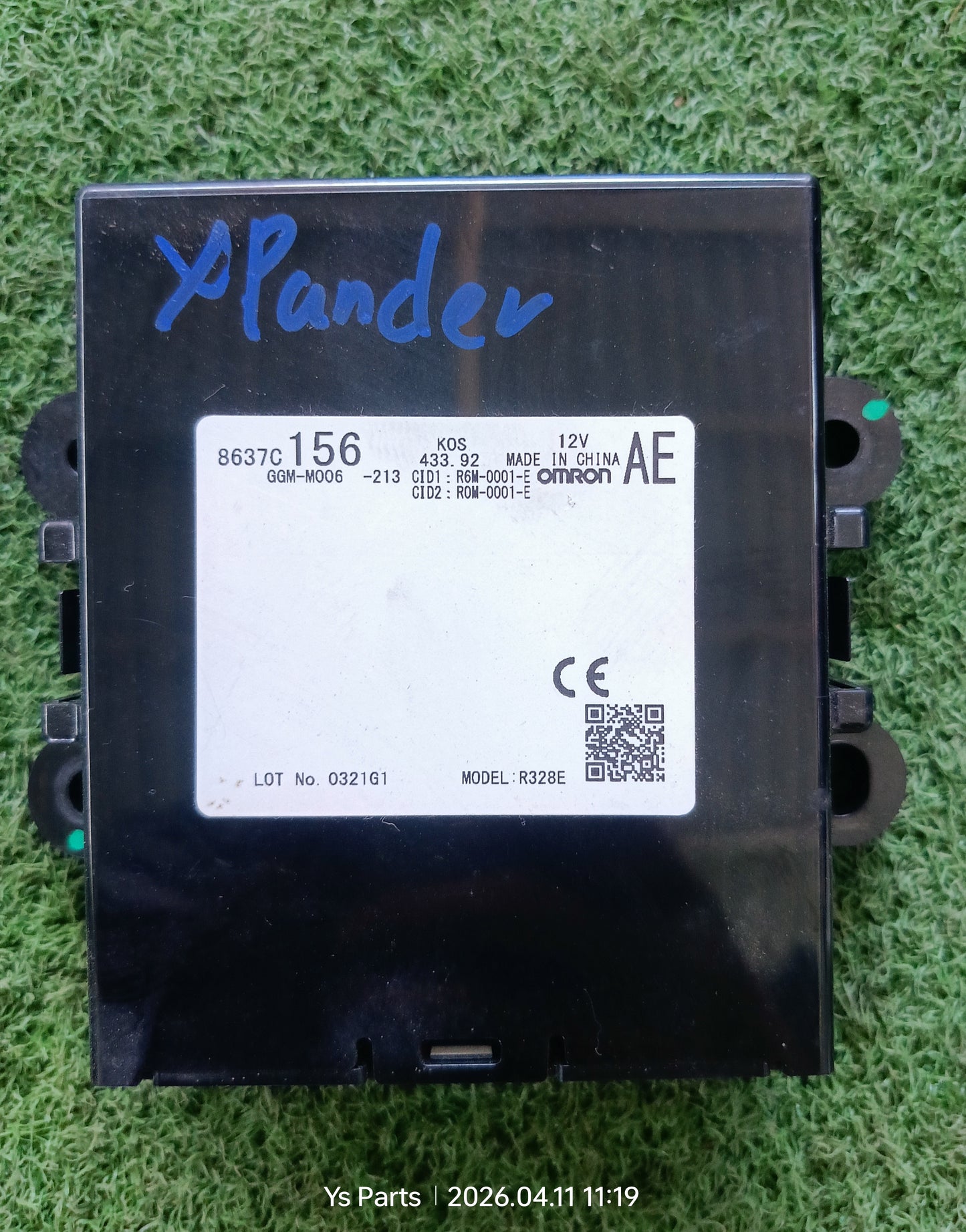 MITSUBISHI XPANDER KEYLESS MODULE CONTROL UNIT ECU (8637C156)