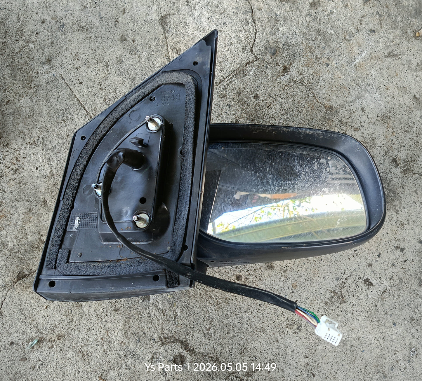 TOYOTA VIOS NCP93 SIDE MIRROR 7WIRE RH BLACK (SM10031)