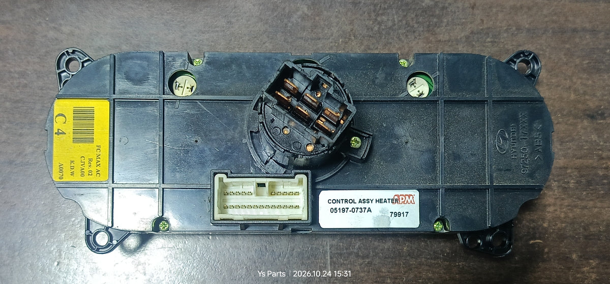 HYUNDAI MATRIX AIRCOND PANEL (05197-0737A)