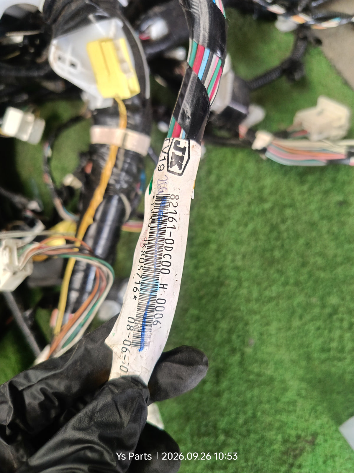 TOYOTA VIOS NCP93 DASHBOARD 82141-0DR40 & LOWER 82161-0DC00 WIRING