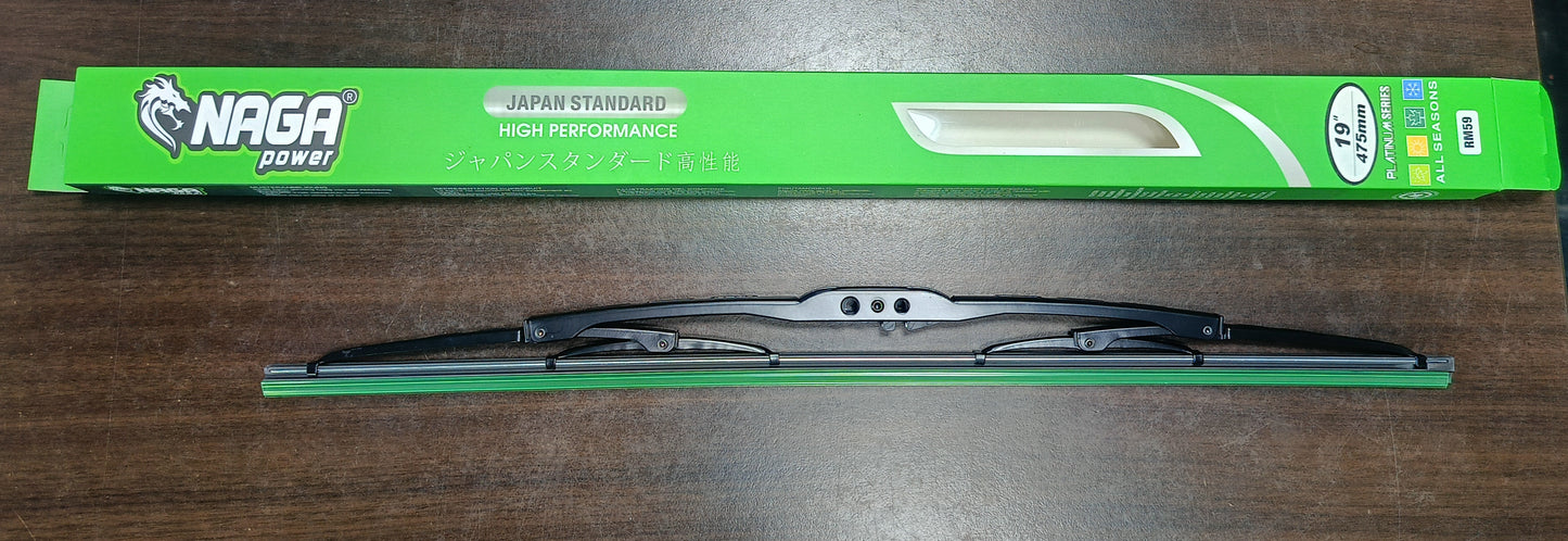 NAGA NPA23 METAL FRAME WIPER 19" 475MM (NPA23 19")