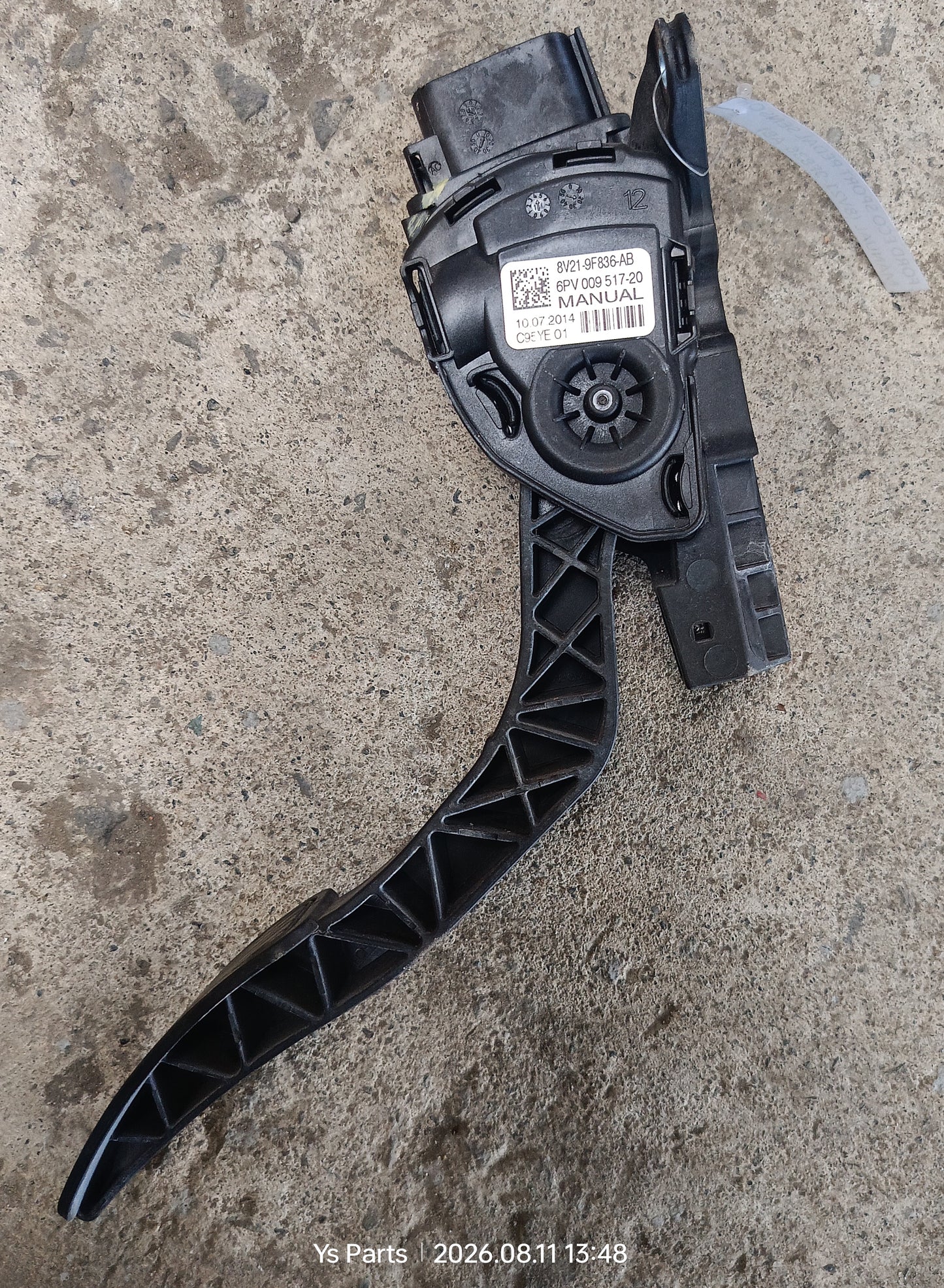 FORD ECO SPORT PEDAL SENSOR MANUAL (8V21-9F836-AB)