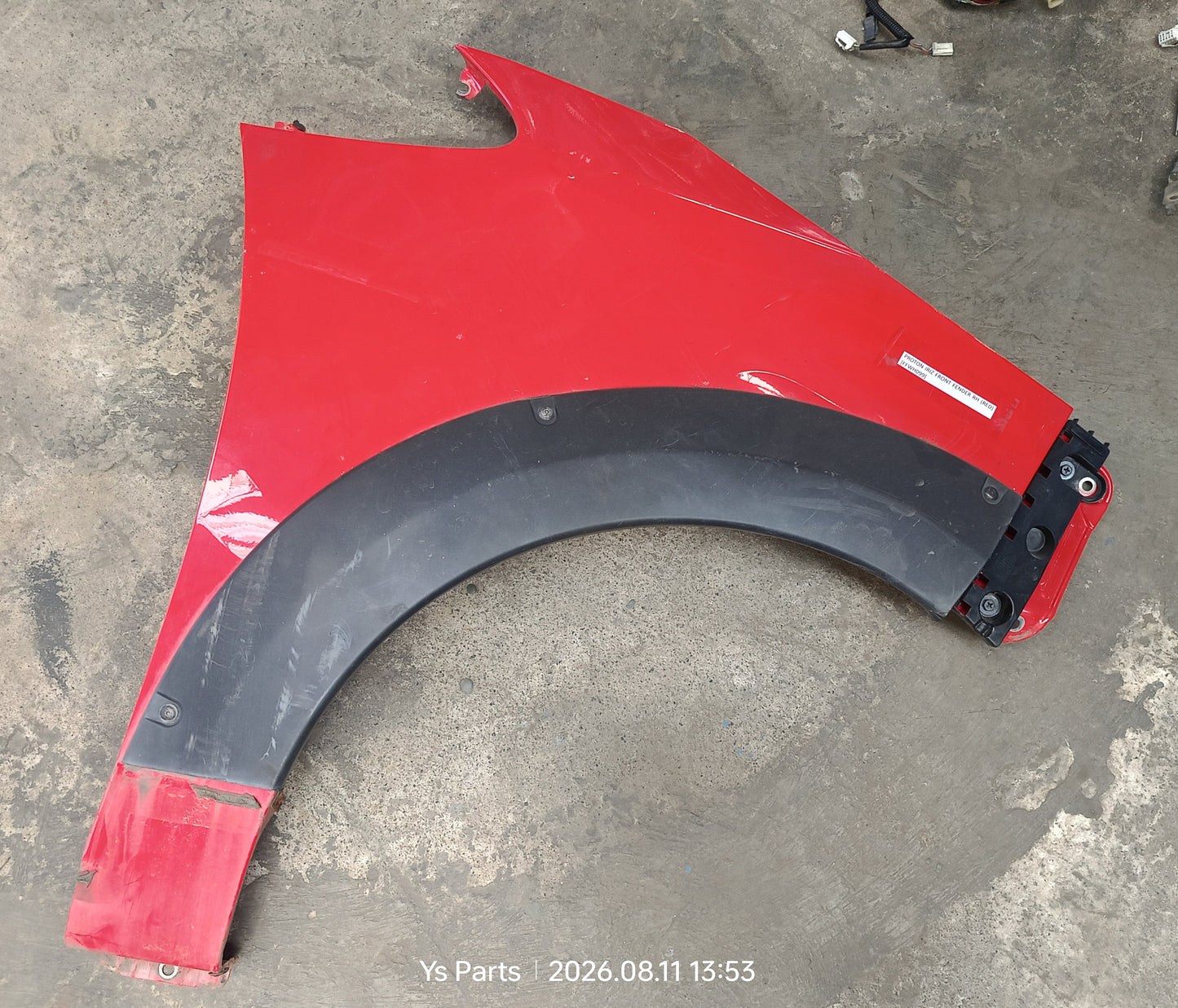 PROTON IRIZ FRONT FENDER RH (RED) [FFWH099]