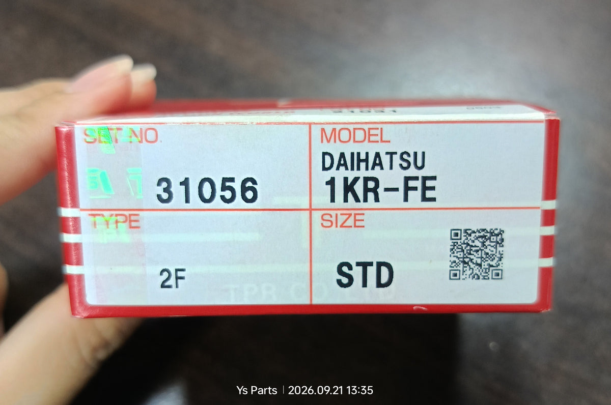 1KR-FE PISTON RING (NEW) (31056)
