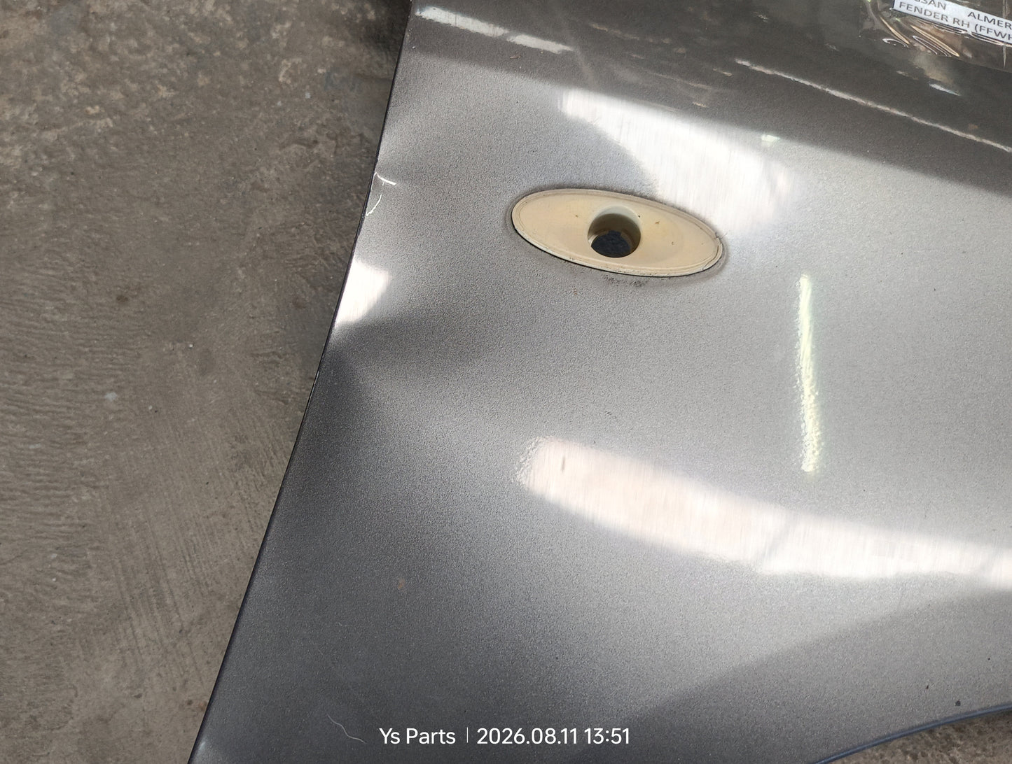 NISSAN ALMERA FRONT FENDER RH (FFWH098)