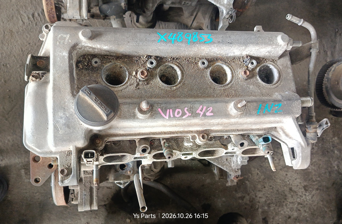 TOYOTA VIOS NCP42 ENGINE 1NR X489853 (ENG022)