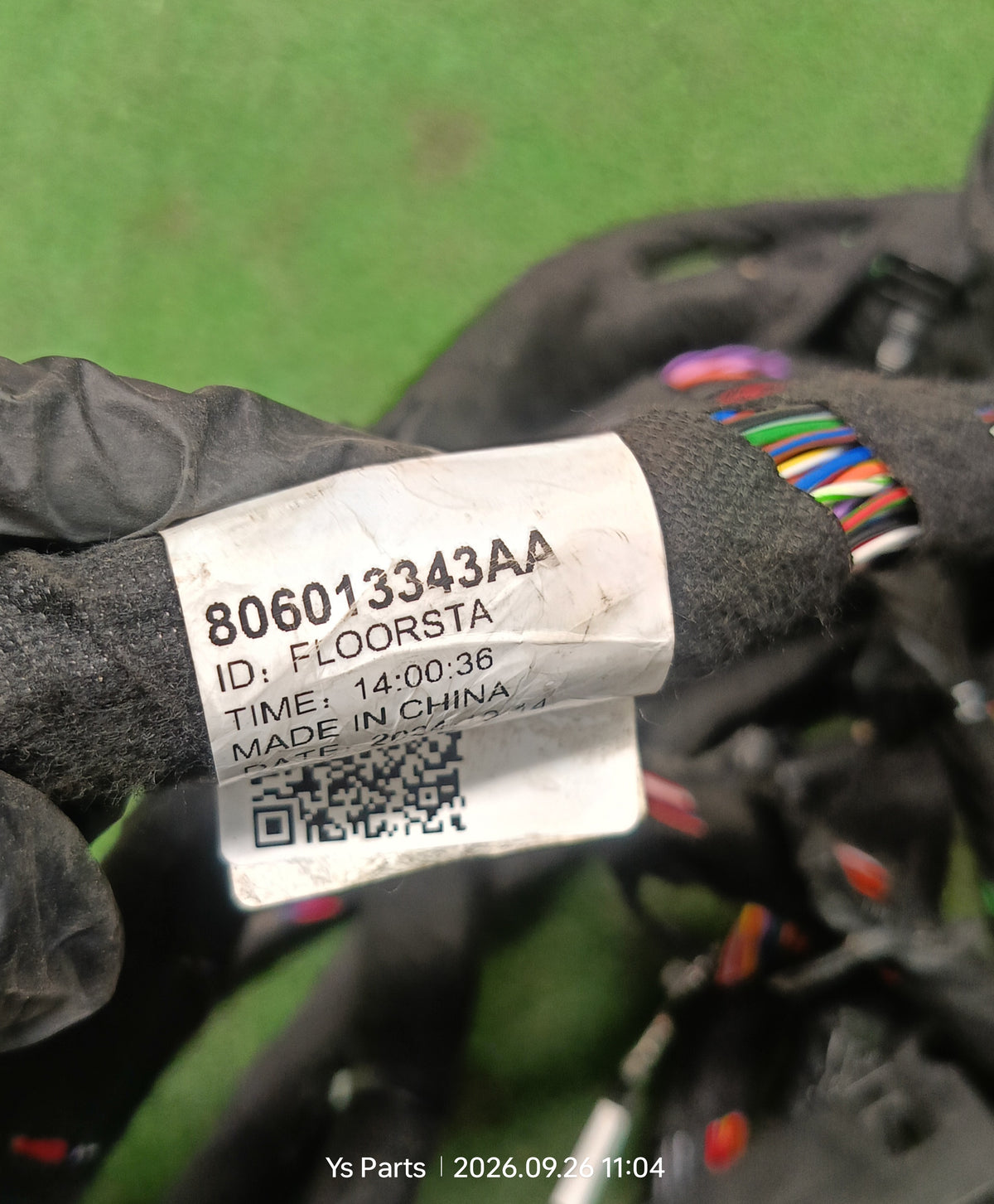CHERRY TIGGO LOWER WIRING (806013343AA)