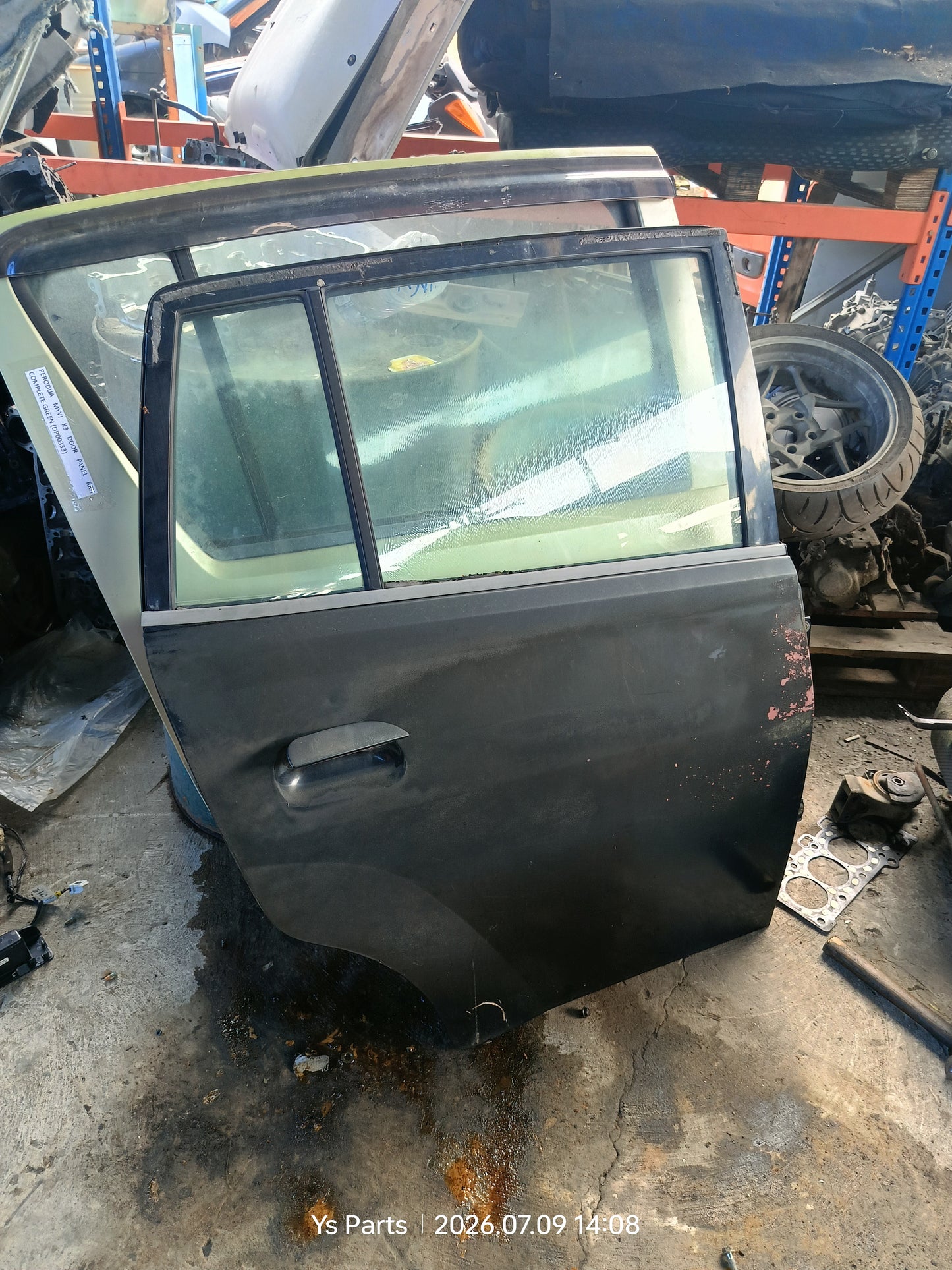 PERODUA VIVA DOOR PANEL RRH COMPLETE BLACK (DP00299)