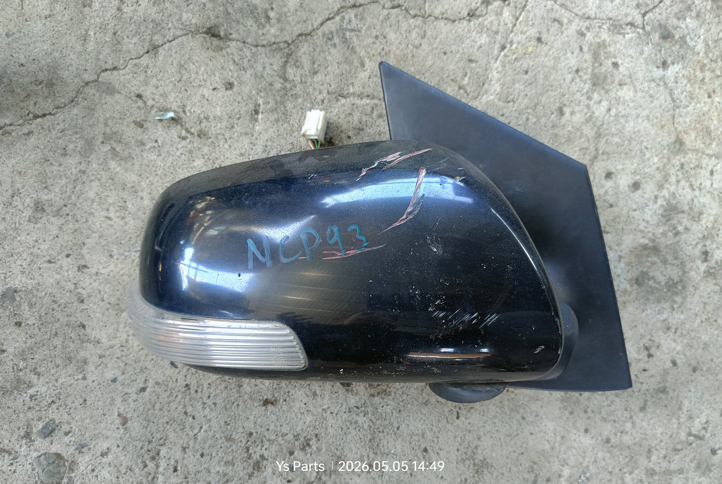 TOYOTA VIOS NCP93 SIDE MIRROR 7WIRE RH BLACK (SM10031)