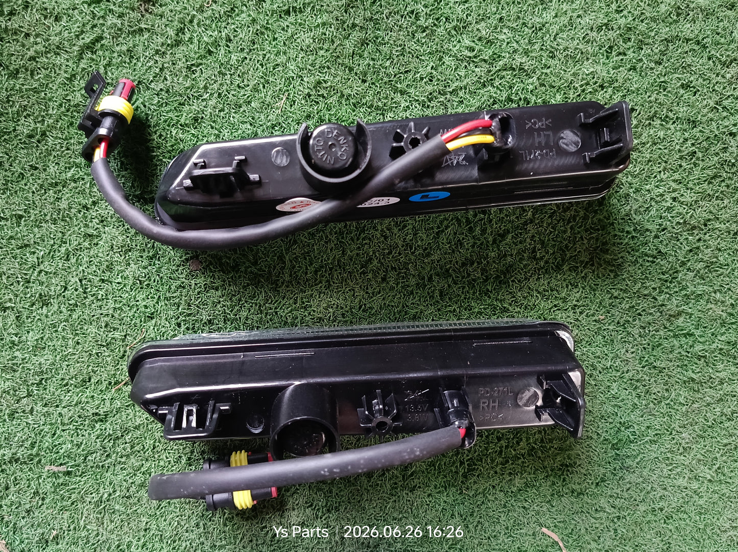 PERODUA AXIA 1.0 SE 2023 FOG LAMP LED DRL WITH SIGNAL COVER SET NEW (PDX01H-403AB-SNNX)