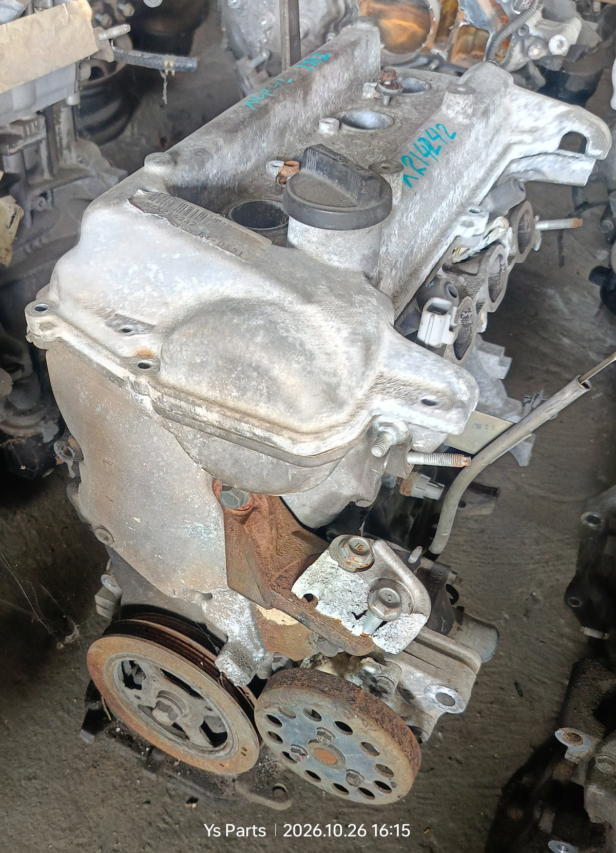 TOYOTA VIOS NCP42 ENGINE 1NR X214242 (ENG021)
