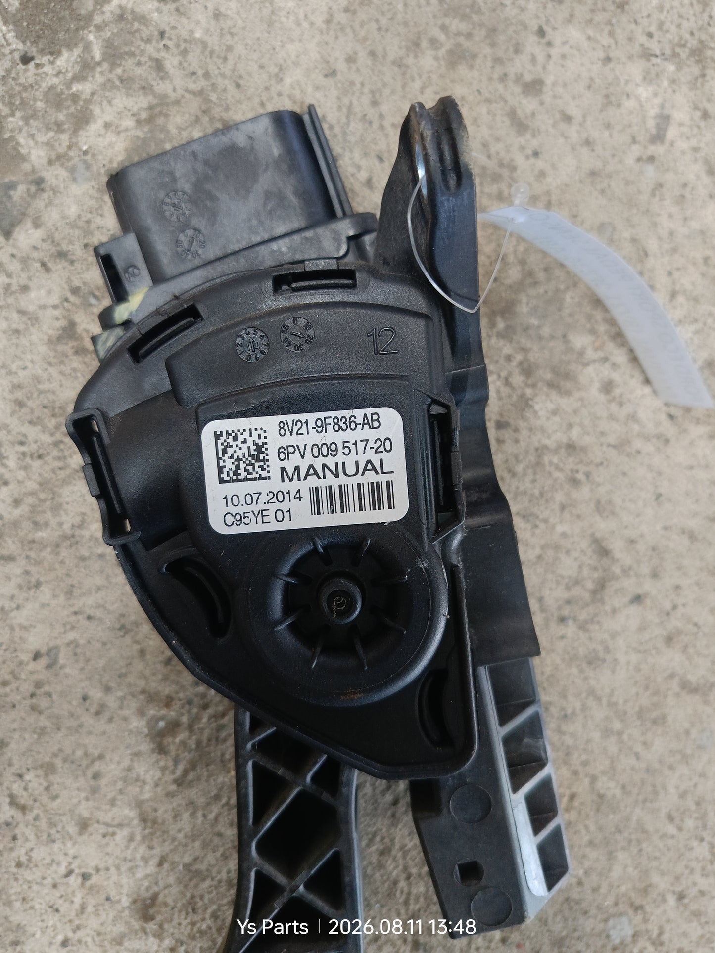 FORD ECO SPORT PEDAL SENSOR MANUAL (8V21-9F836-AB)