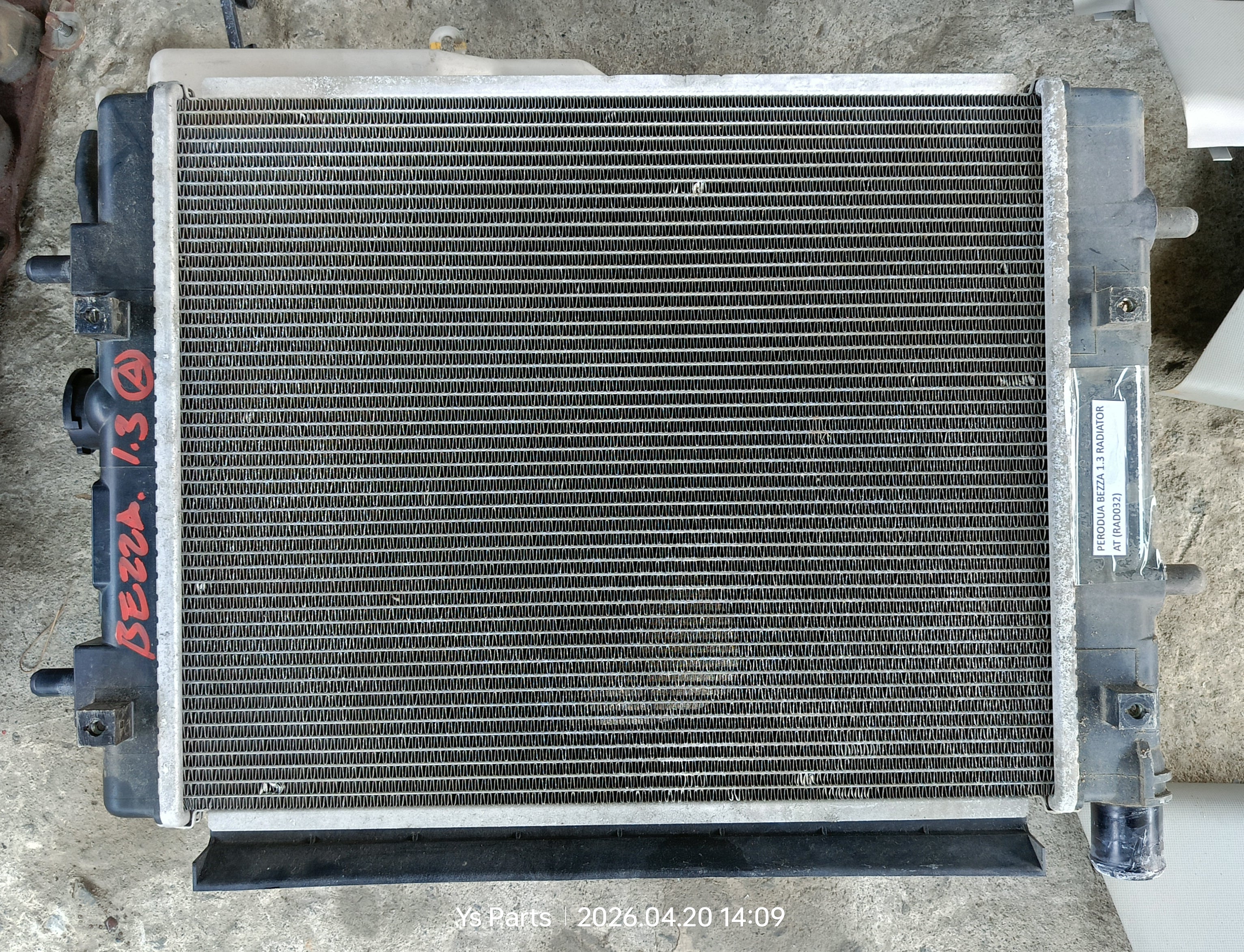PERODUA BEZZA 1.3 RADIATOR AT (RAD032) – YS PARTS