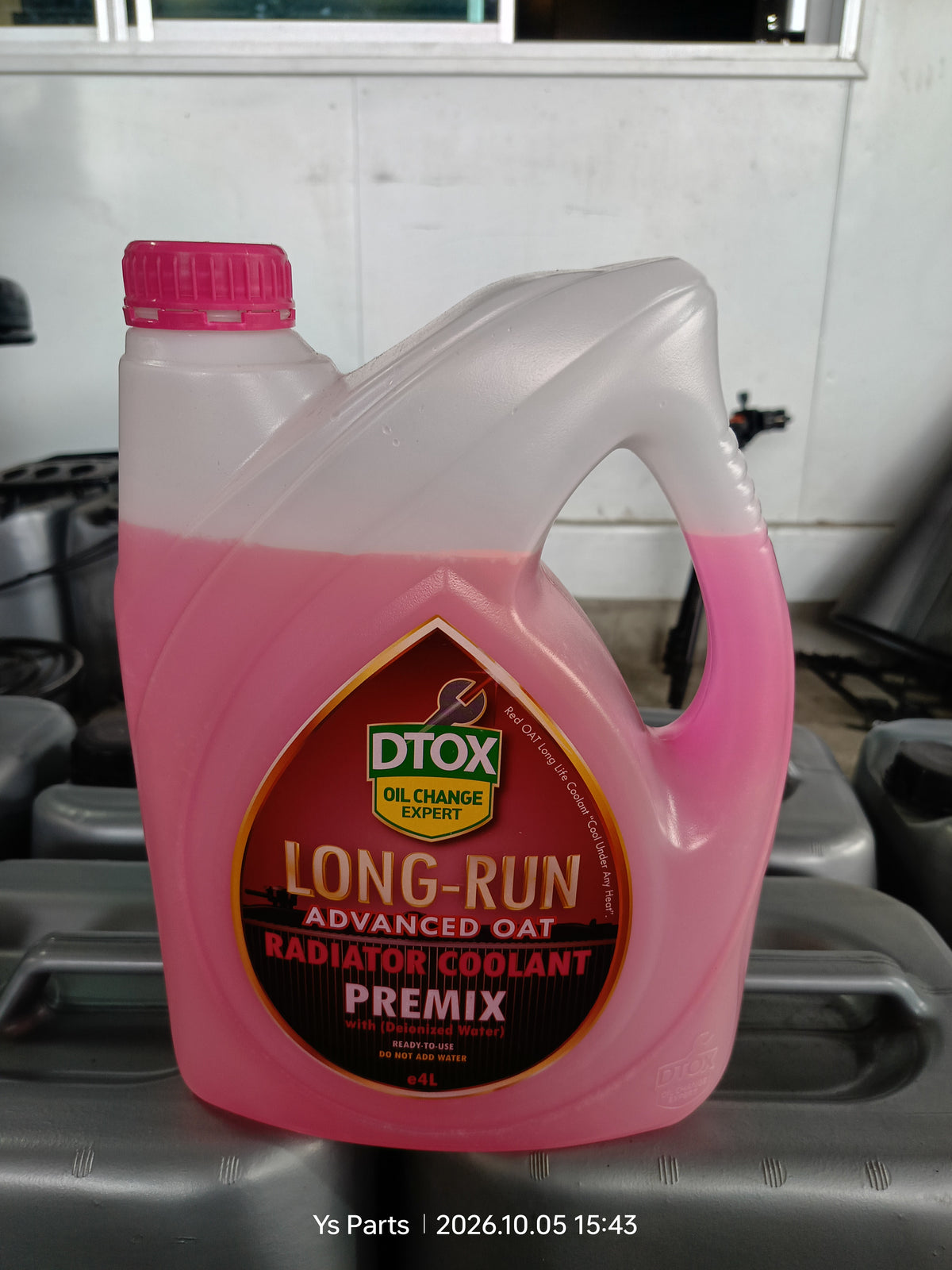 DTOX LONG RUN COOLANT 4L (DTOX COOLANT)