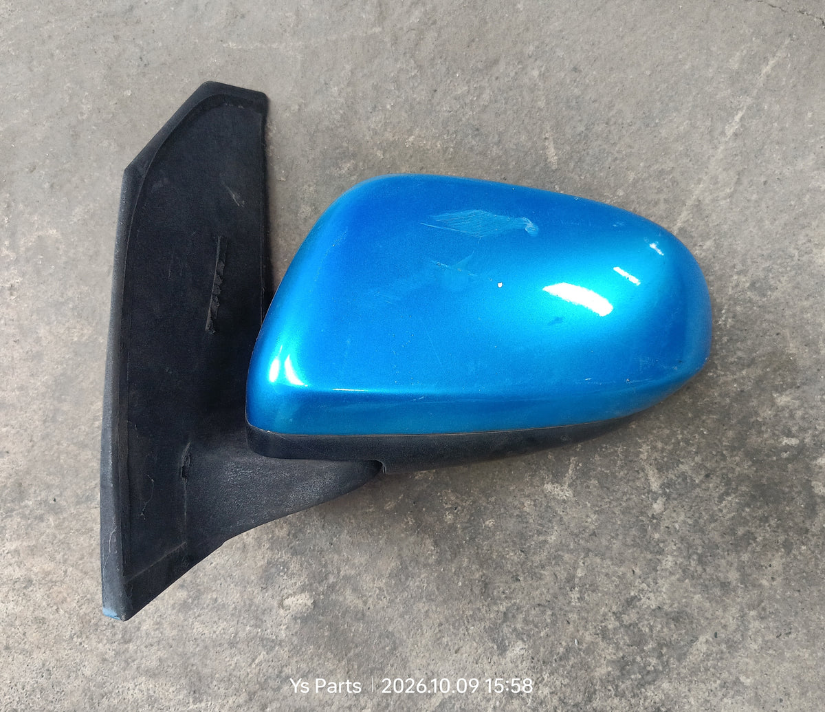 PERODUA VIVA SIDE MIRROR LH NO WIRE BLUE (SM10057)