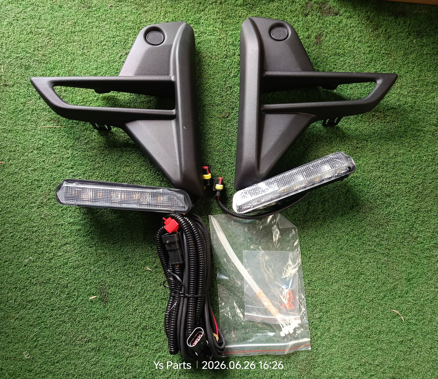 PERODUA AXIA 1.0 SE 2023 FOG LAMP LED DRL WITH SIGNAL COVER SET NEW (PDX01H-403AB-SNNX)