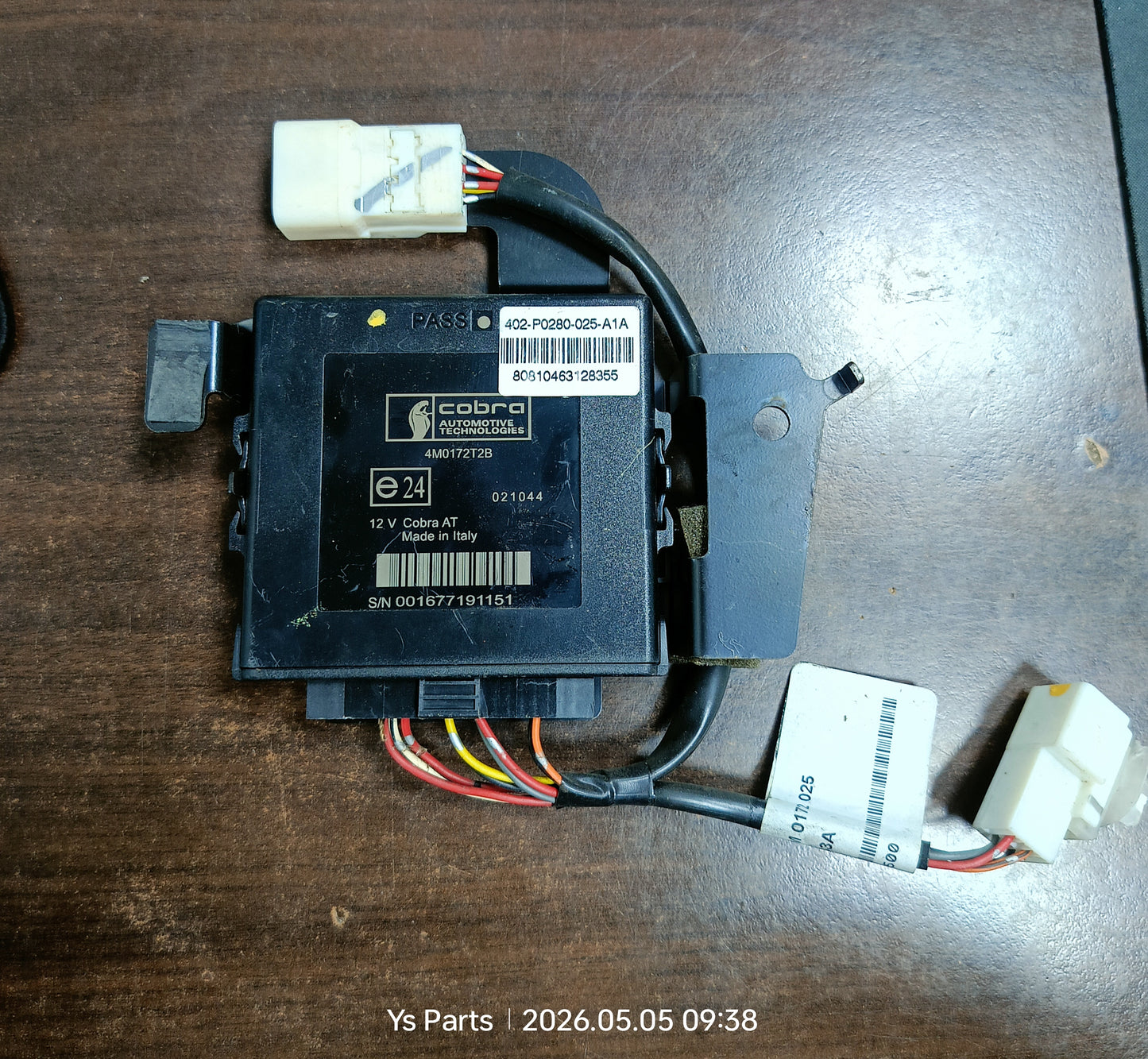 TOYOTA VIOS NCP93 REVERSE SENSOR ECU (80810463128355) (4M0172T2B)