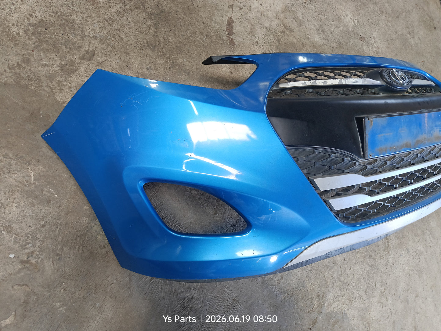 HYUNDAI I-10 FRONT BUMPER COMPLETE BLUE (FB00027)